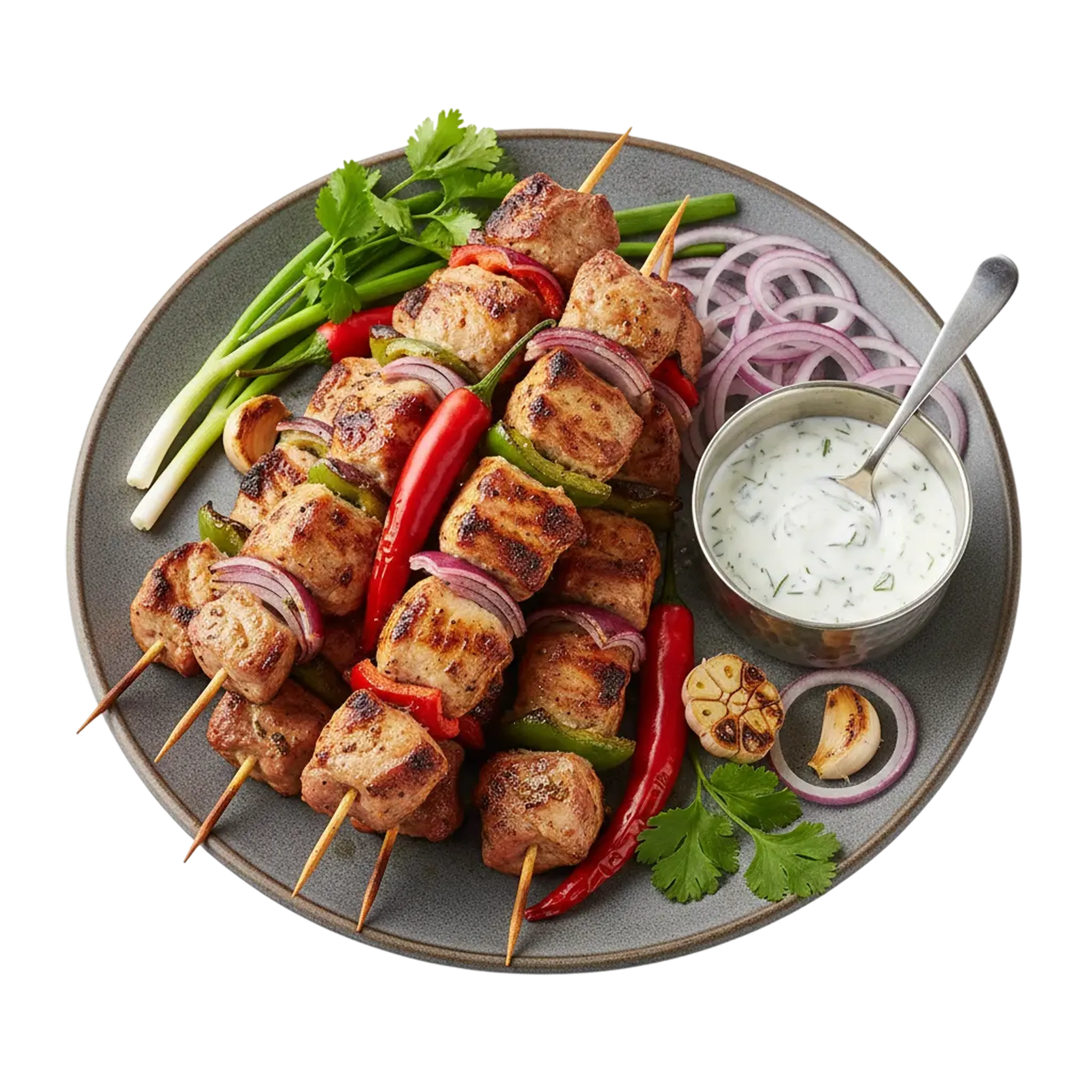 Шашлык из куриного филе
